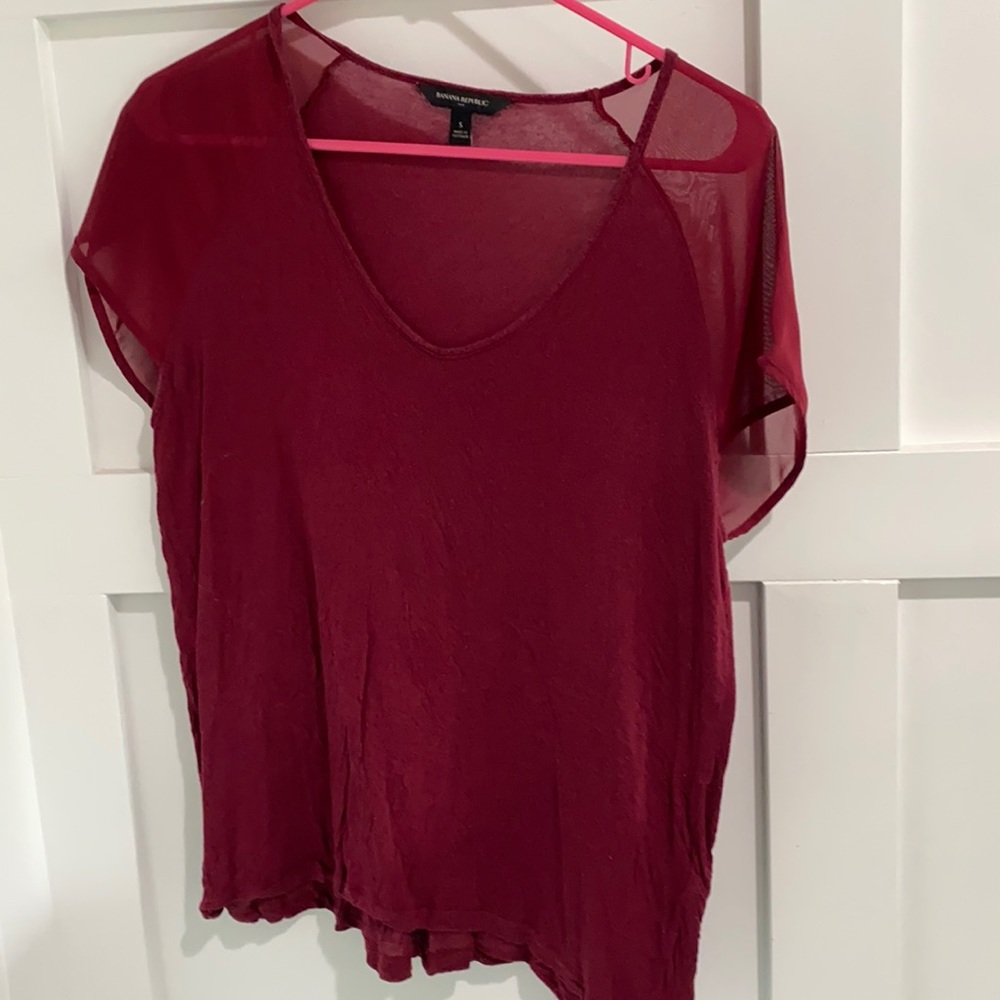 Red blouse